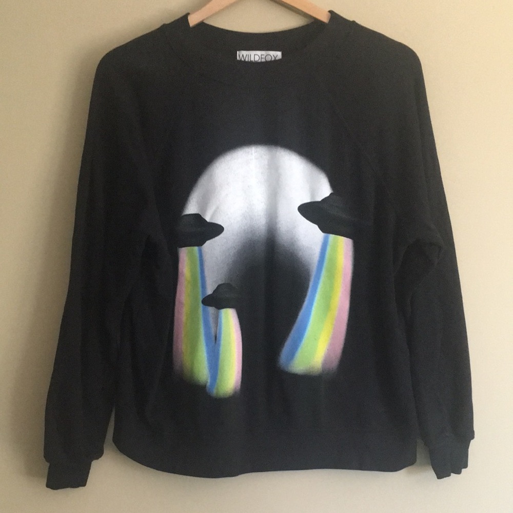 Wildfox RARE SAMPLE UFO Sommers Sweatshirt - Picture 1 of 4